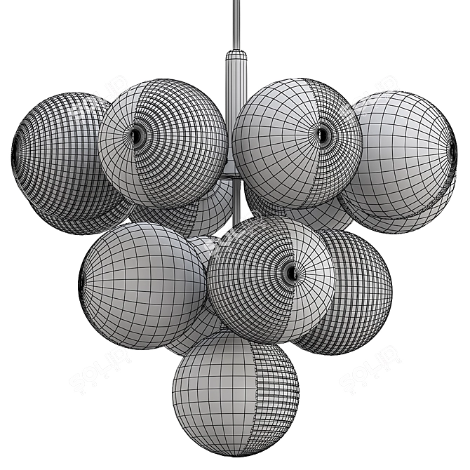  Modern Ademar Chandelier Model 3D model image 3