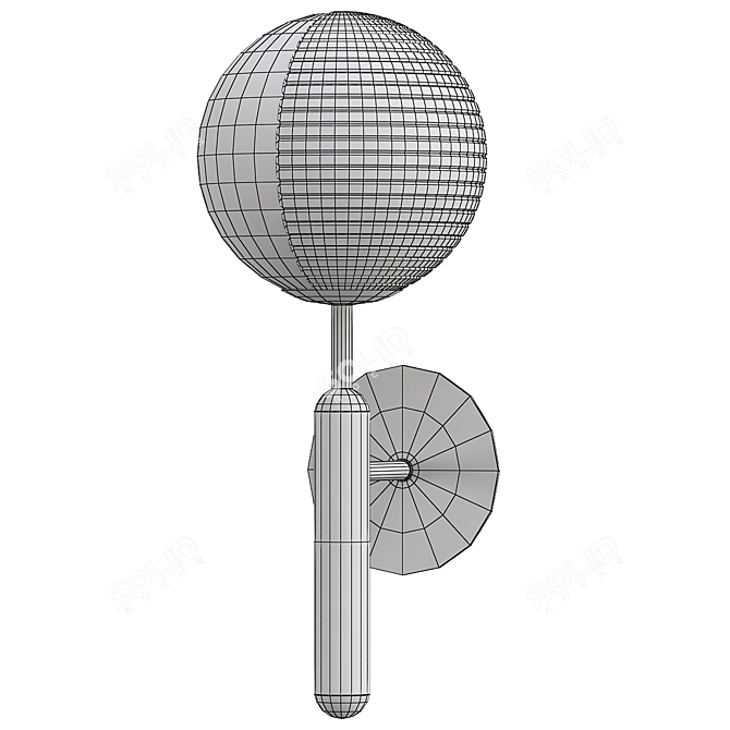 Modern Sconce Light Fixture 3D model image 3