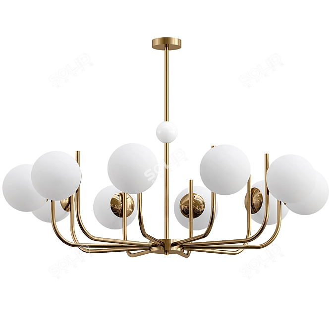 Elegant Felicitat Chandelier Design 3D model image 1