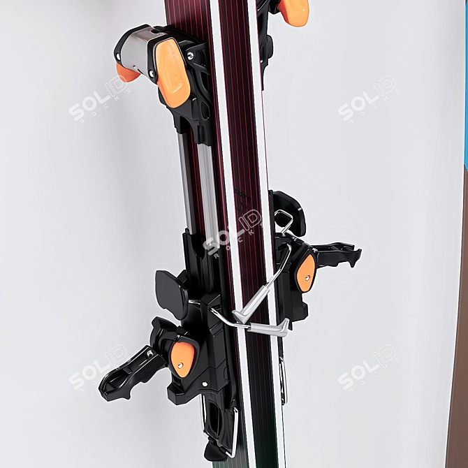 Snow Sports Equipment Storage Stand 3D model image 4