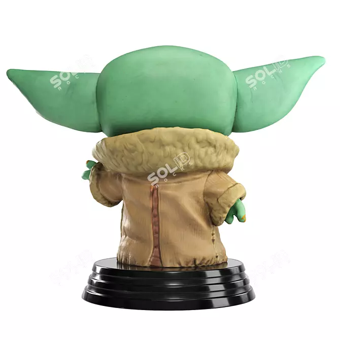 Mandalorian Funko Grogu Figure. 3D model image 4