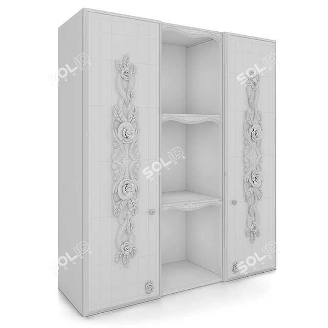 Handmade Home Furniture: Nicole Shelf 3D model image 4