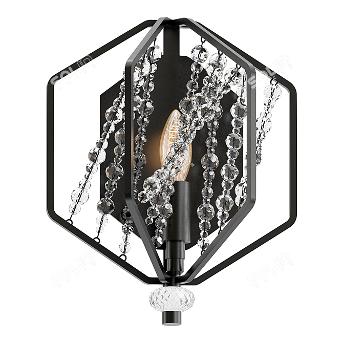 Varaluz Chelsea Carbon Wall Sconce 3D model image 1