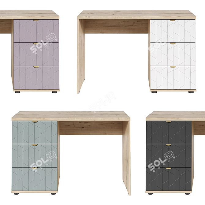 Monblan-1 Writing Desk by DIVAN.ру 3D model image 2