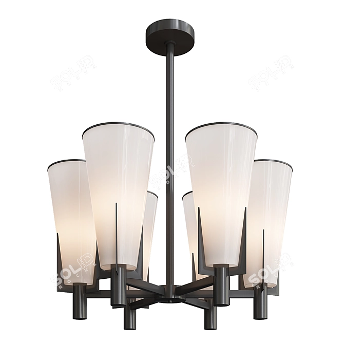 Luxury Eichholtz Dino Chandelier 3D model image 2