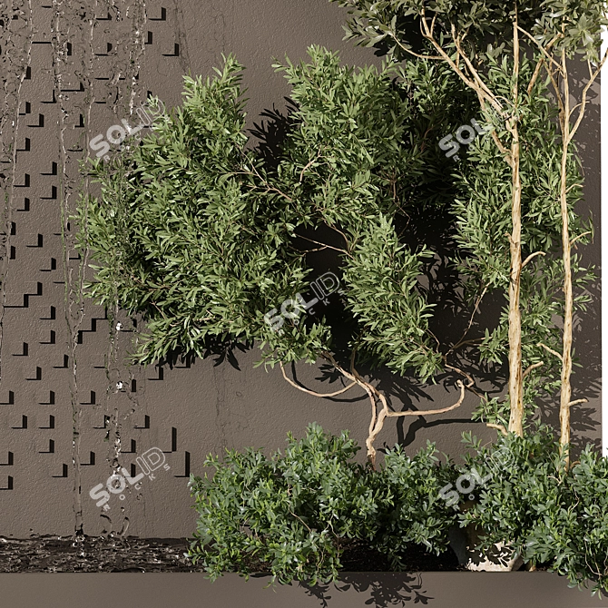 Modern Outdoor Plant 213 Model 3D model image 2