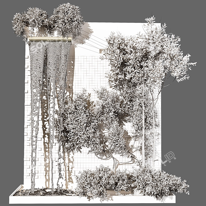 Modern Outdoor Plant 213 Model 3D model image 4