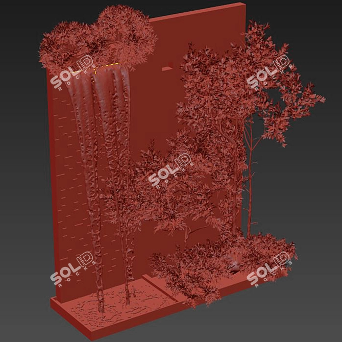 Modern Outdoor Plant 213 Model 3D model image 5