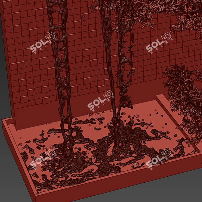 Modern Outdoor Plant 213 Model 3D model image 6