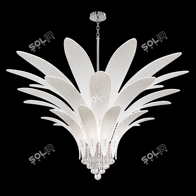 Wire Moroccan Chandelier 3D model image 1