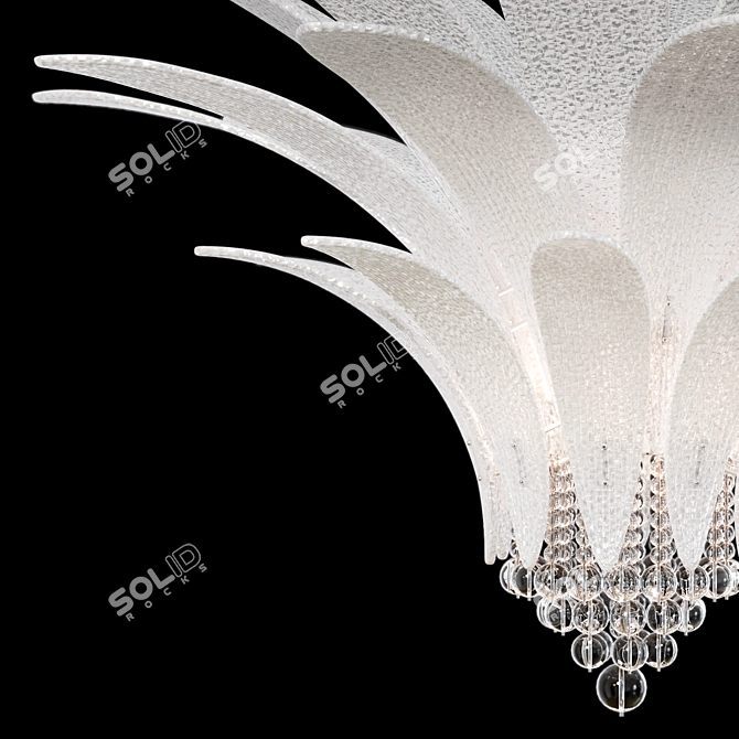 Wire Moroccan Chandelier 3D model image 2