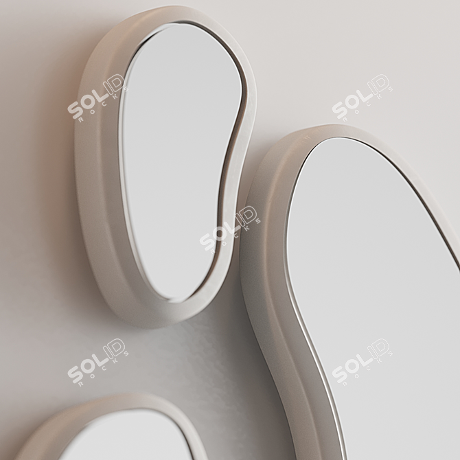 Laghi Curved Mirrors Collection 3D model image 2