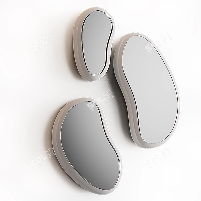 Laghi Curved Mirrors Collection 3D model image 3