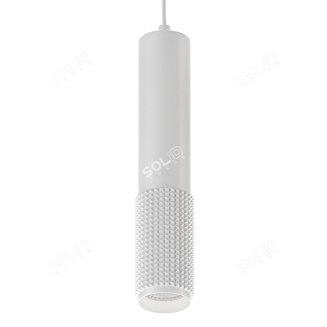 Modern LED Pendant Light Fixture 3D model image 3