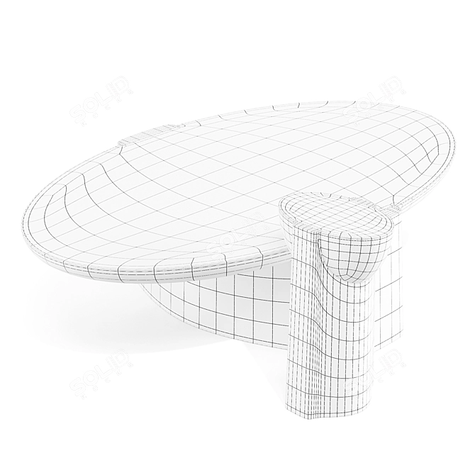 Akra Coffee & Side Tables by Collection Particuliere 3D model image 4