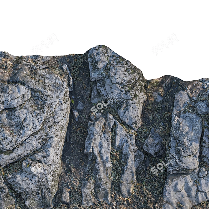 High-Resolution Rock Texture Pack 3D model image 3