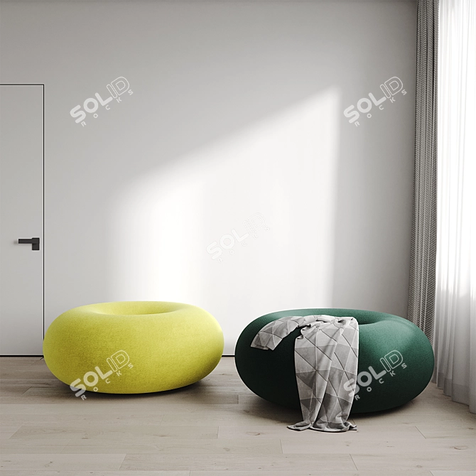 Boa Donut Pouf by Sabine 3D model image 2