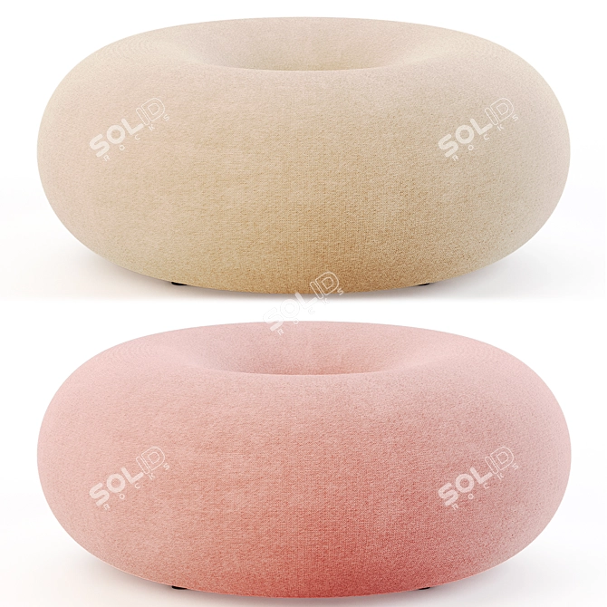 Boa Donut Pouf by Sabine 3D model image 3
