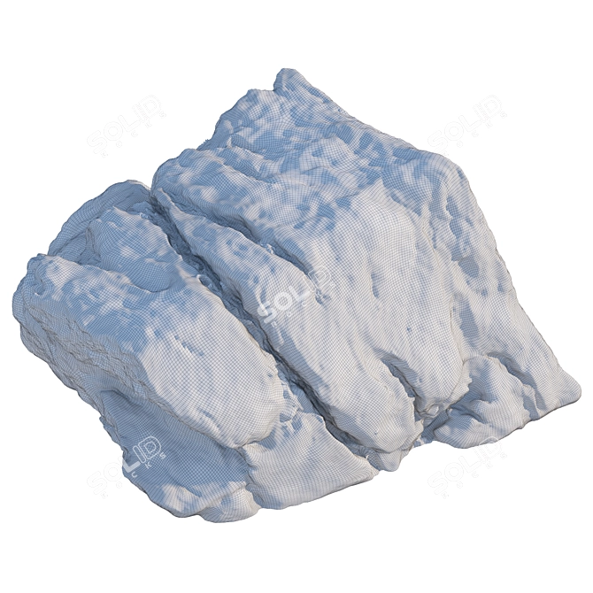 Park and Landscape Stone Decoration 3D model image 6