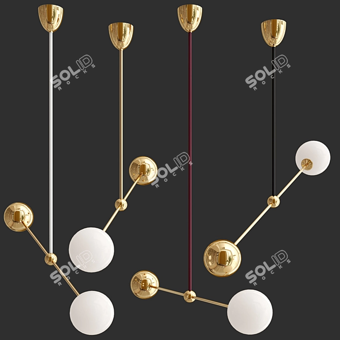 Modern Chandelier Designs by Magic Circus 3D model image 3