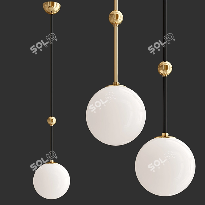 Modern Chandelier Designs by Magic Circus 3D model image 5