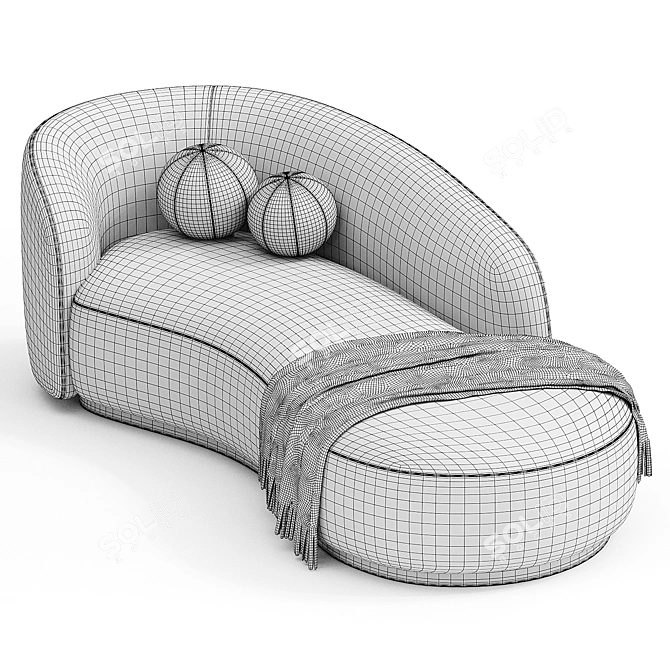 Sleek Modern Eichholtz Bernd Sofa 3D model image 3