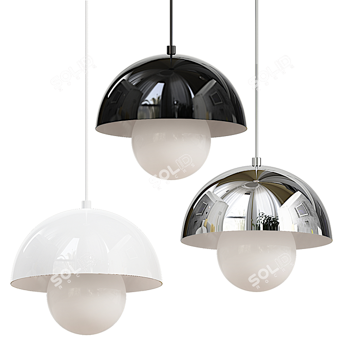 Modern Teodor Sculptural Design Figurine 3D model image 1