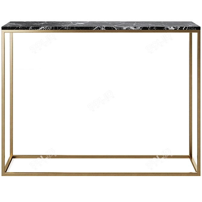 Elegant Console Set by Cazarina 3D model image 3