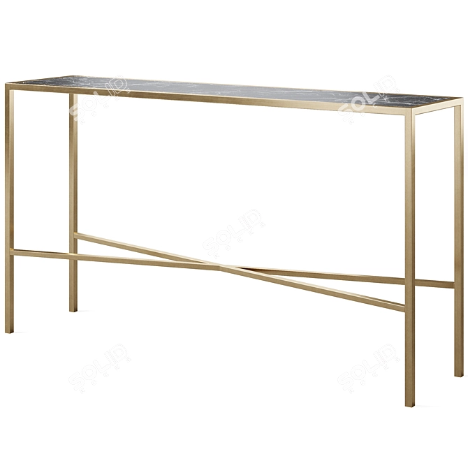 Stylish Console Set by Cazarina 3D model image 2