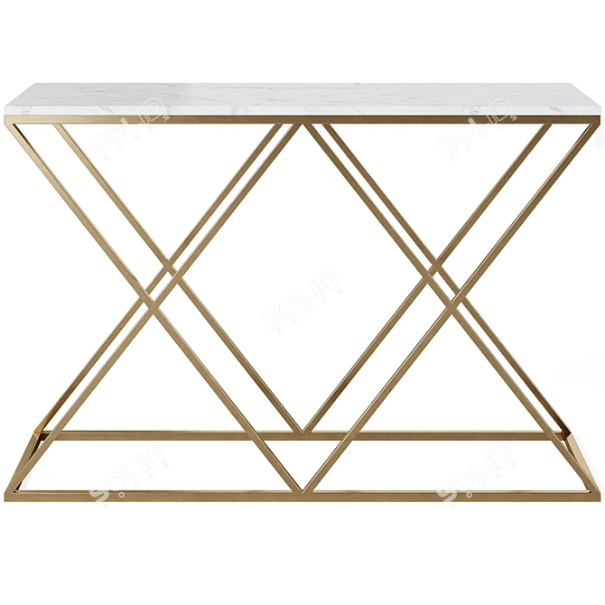 Stylish Console Set by Cazarina 3D model image 4