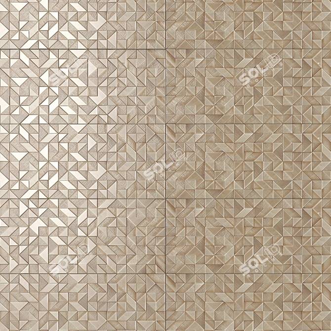 Traditional Bathroom Tiles Odisea Ukraine 3D model image 2