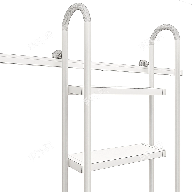 Versatile Portable Ladder 3D model image 4