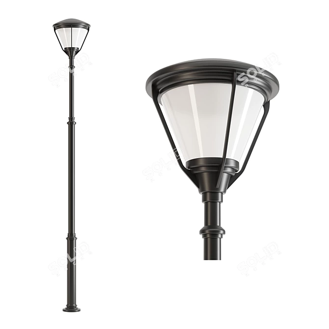 Archimet V23 Outdoor Street Lamp 3D model image 1