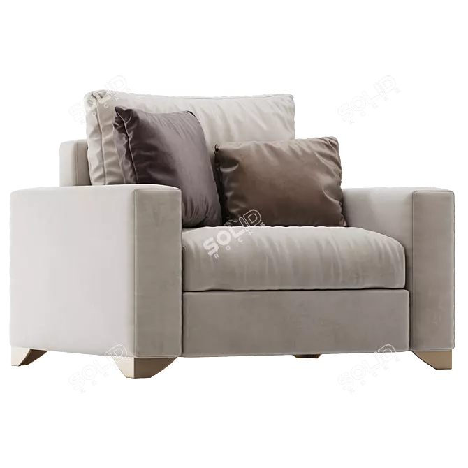 Exton Domingo Salotti Sofa Set 3D model image 2