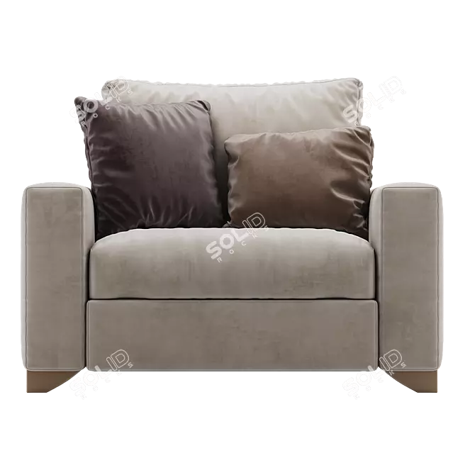 Exton Domingo Salotti Sofa Set 3D model image 3