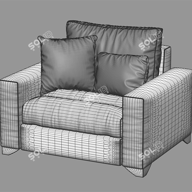 Exton Domingo Salotti Sofa Set 3D model image 7