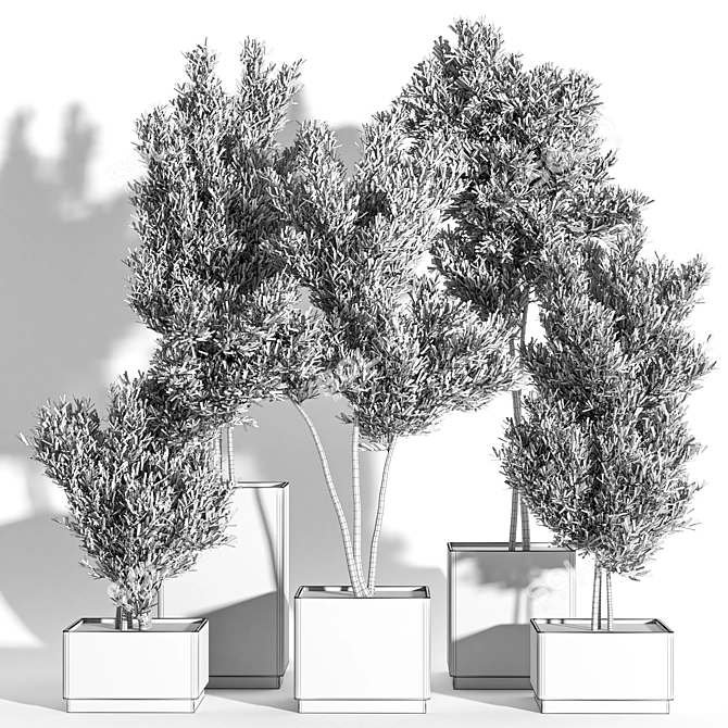 Resizable Indoor/Outdoor Plants, Anywhere 3D model image 7