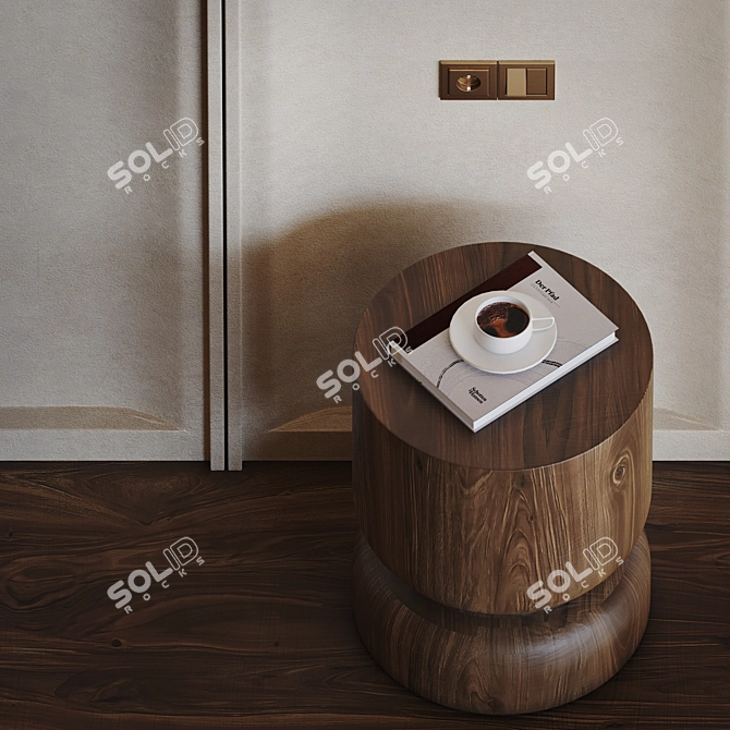 Decorative 3D Panel with Modular Design 3D model image 4