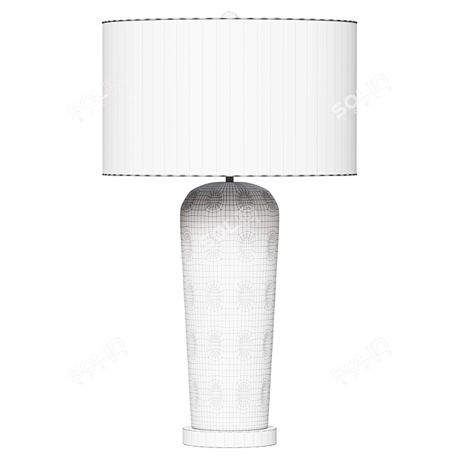 Elegant Lainey Table Lamp 3D model image 2