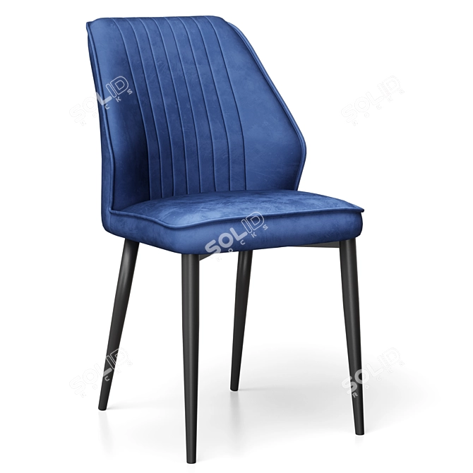 Halmar K432 Chair: Elegant Style 3D model image 5