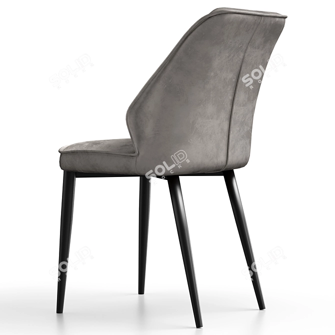 Halmar K432 Chair: Elegant Style 3D model image 6