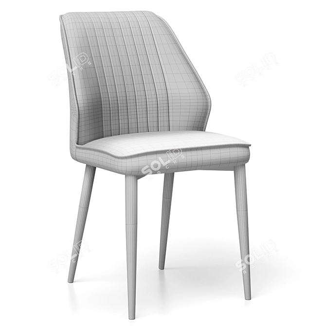 Halmar K432 Chair: Elegant Style 3D model image 7