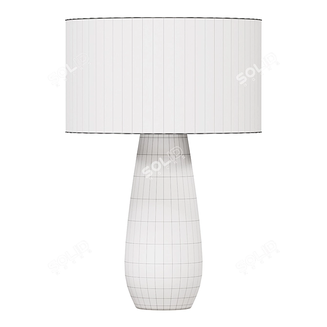  Modern Steel Castillo Table Lamp 3D model image 2