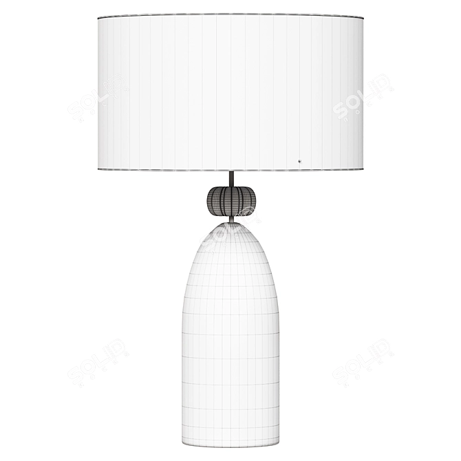 Modern Table Lamp – Haley 3D model image 2