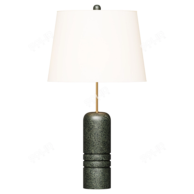 Elegant Mendoza Table Lamp 3D model image 1