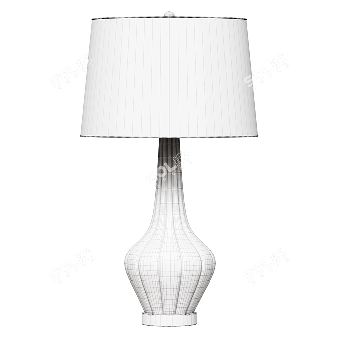 Sleek Modern Table Lamp 3D model image 2