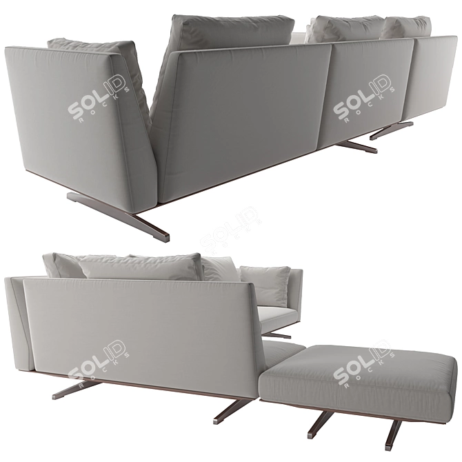 Flexform Evergreen: Exceptional Sofa Design 3D model image 4