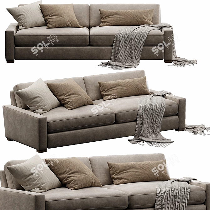 Luxury Maxwell Sofa Model 3D model image 1