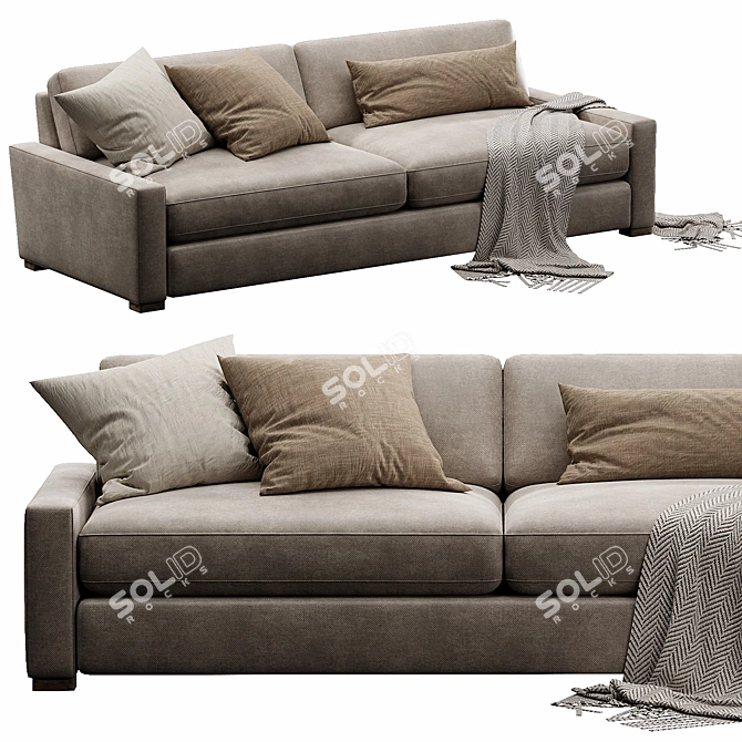 Luxury Maxwell Sofa Model 3D model image 2