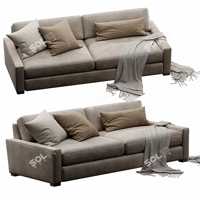 Luxury Maxwell Sofa Model 3D model image 4